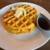 Waffles de pan de elote