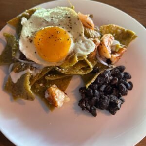 Omelette con camarón seco